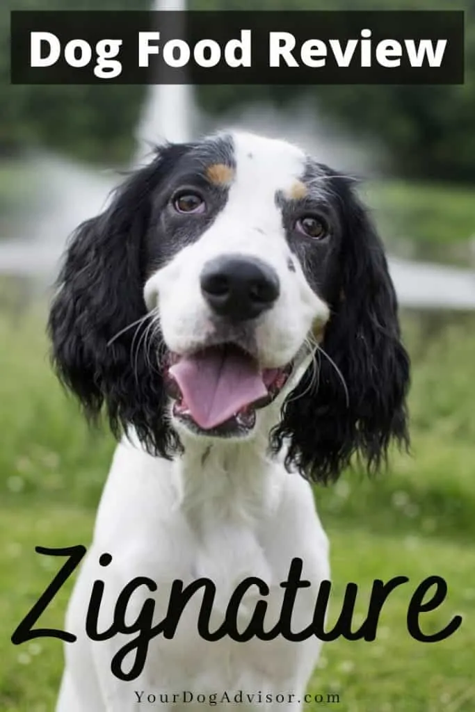 zignature dog food review