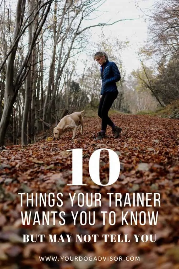 10 Things Your Trainer Wants You To Know but May Not Tell You 10