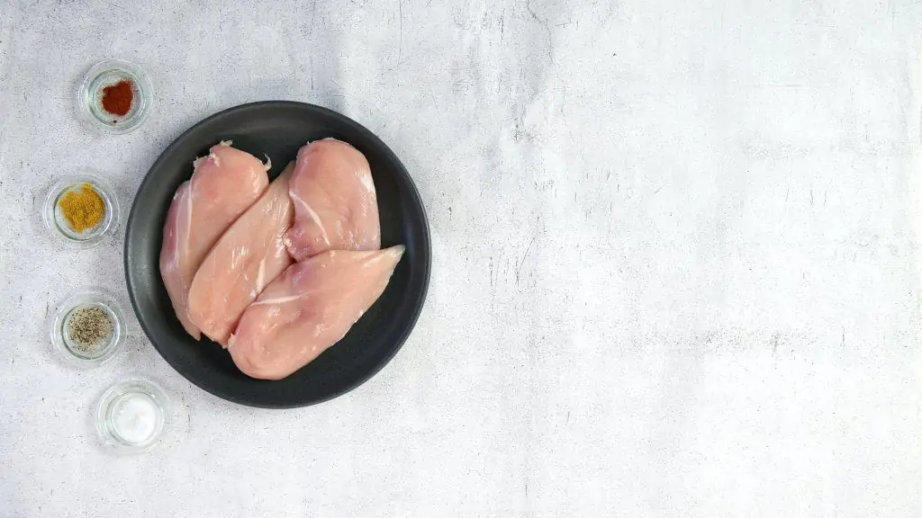 6 raw chicken breast