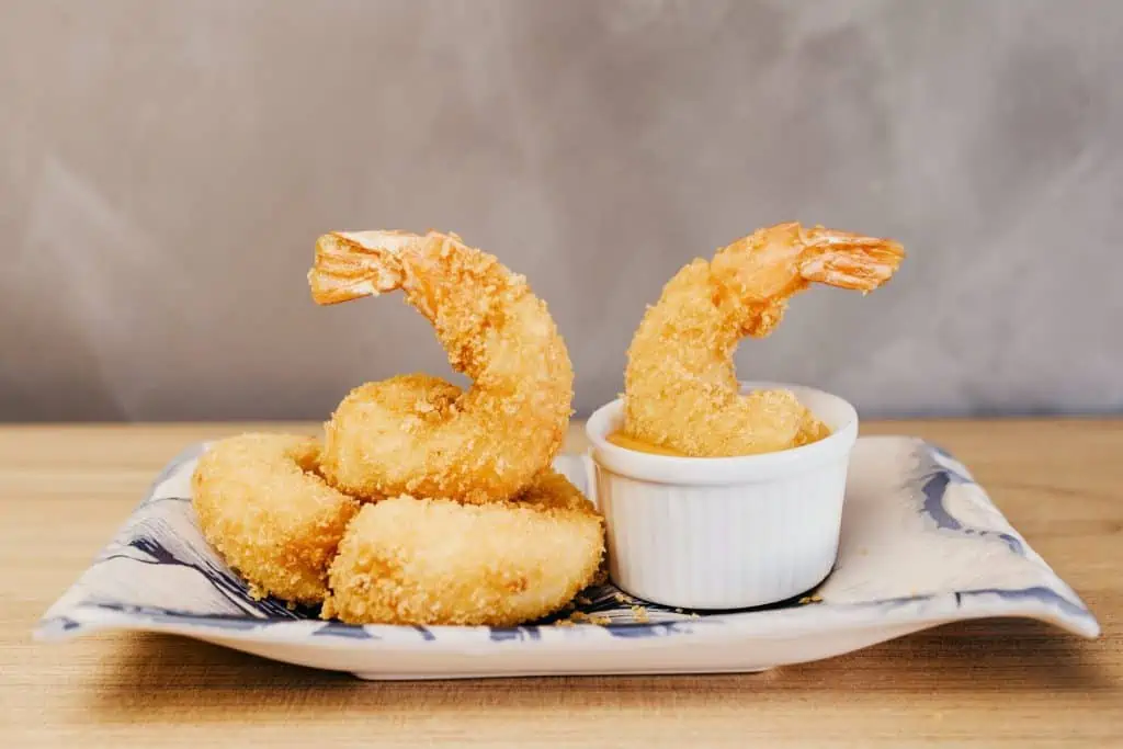 3 fried shrimp